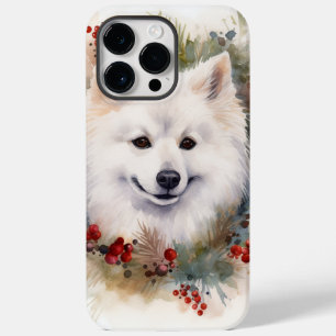 American Eskimo Christmas Wreath Festivals Case-Mate iPhone 14 Pro Max Hülle