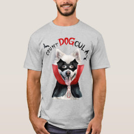 American Eskimo Count DOGcula Funny Dog Lover T-Shirt