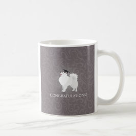 American Eskimo Dog Abschluss Design Tasse