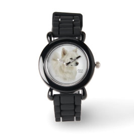 American Eskimo Dog Art Armbanduhr