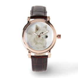 American Eskimo Dog Art Armbanduhr