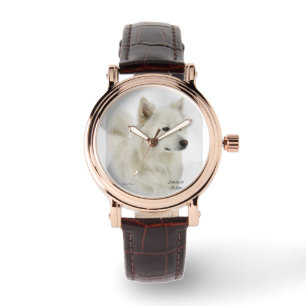 American Eskimo Dog Art Armbanduhr