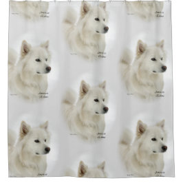 American Eskimo Dog Art Duschvorhang