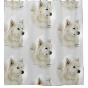 American Eskimo Dog Art Duschvorhang