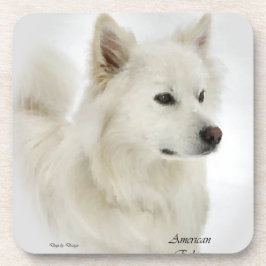 American Eskimo Dog Art Getränkeuntersetzer