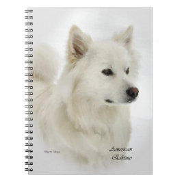 American Eskimo Dog Art Notizblock