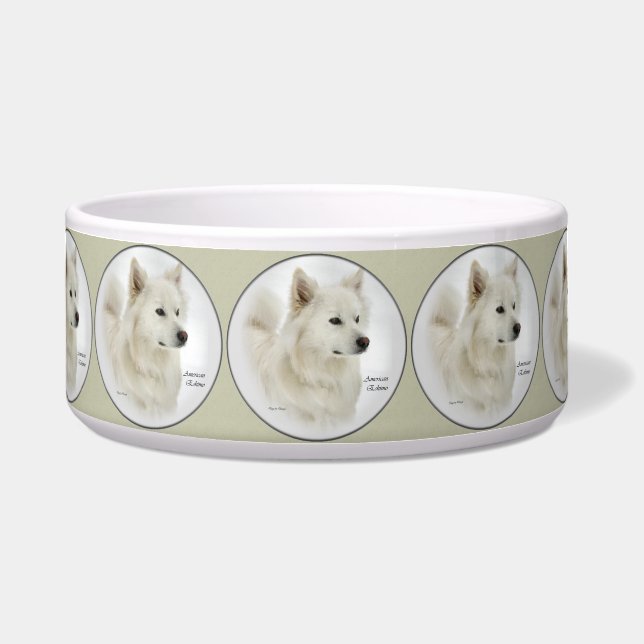 American Eskimo Dog Christmas Bowl Napf (Vorderseite)