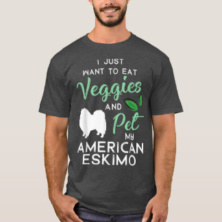 American Eskimo Dog Cigar lover owner Xmas Birthda T-Shirt