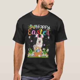American Eskimo Dog Frohe Ostereier Jagd Bunny Ea T-Shirt