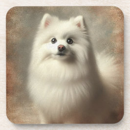 American Eskimo Dog Getränkeuntersetzer