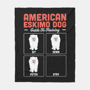 American Eskimo Dog Guide Fleecedecke