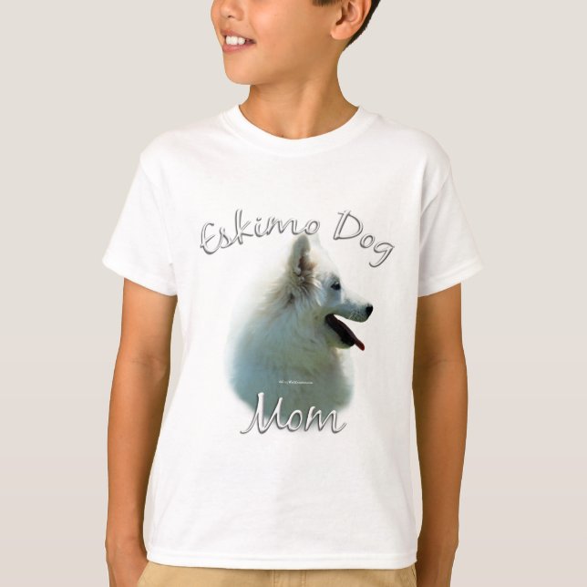 American Eskimo Dog Mama 2 T-Shirt (Vorderseite)