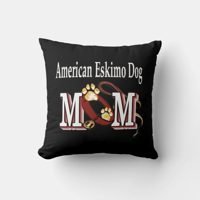 American Eskimo Dog MAMA Kissen (Vorderseite)
