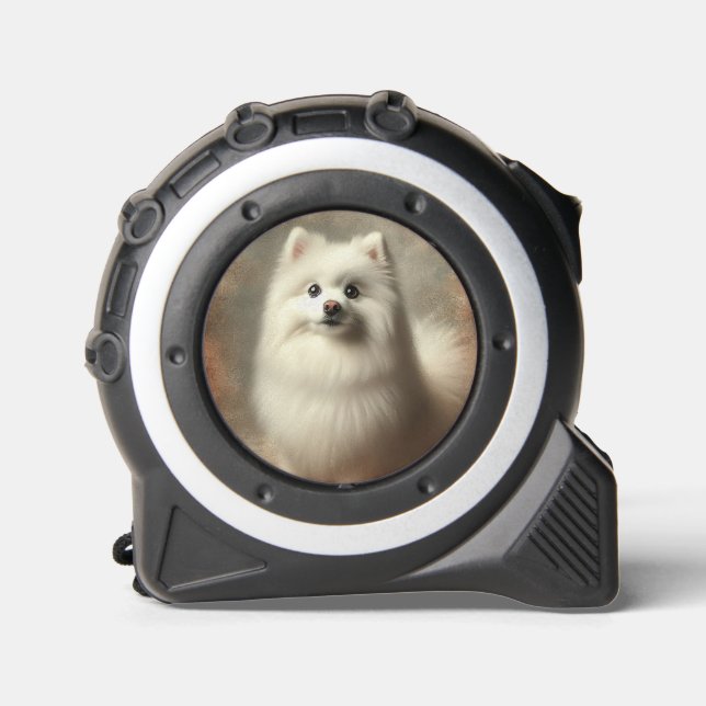 American Eskimo Dog Maßband (Vorderseite)