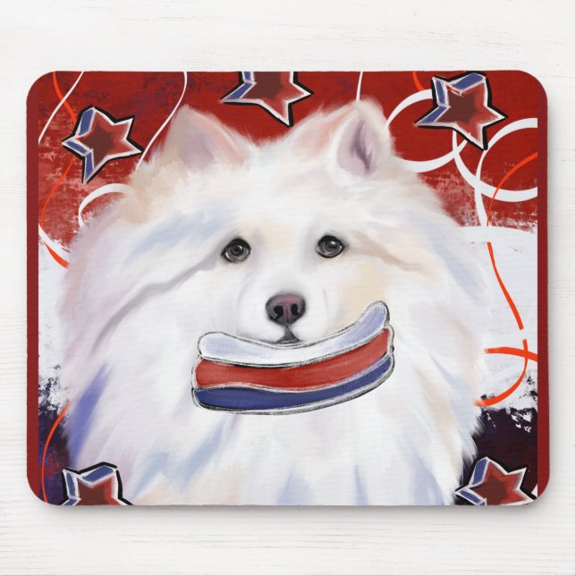 American Eskimo Dog Mousepad (Vorne)