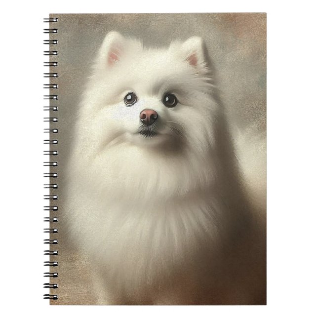 American Eskimo Dog Notizblock (Vorderseite)
