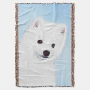 American Eskimo Dog Painting - Original Dog Art Decke