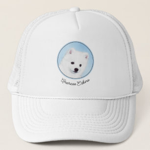 American Eskimo Dog Painting - Original Dog Art Truckerkappe