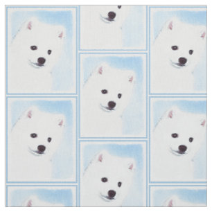 American Eskimo Dog Painting - Original Hund Art Stoff