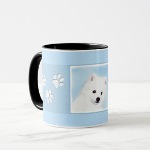 American Eskimo Dog Painting - Original Hund Art Tasse