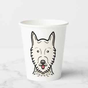 American Eskimo Dog Pappbecher