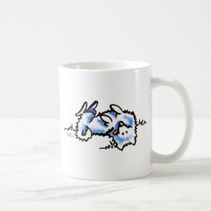 American Eskimo Dog Play Dead Kaffeetasse