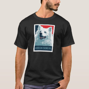 American Eskimo Dog Political Hope Parody T-Shirt