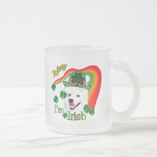 American Eskimo Dog St Patricks Tasse (Rechts)