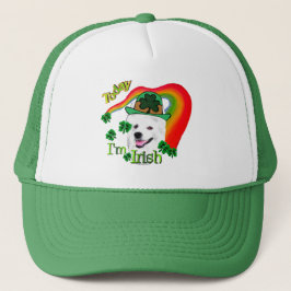 American Eskimo Dog St Patricks Truckerkappe