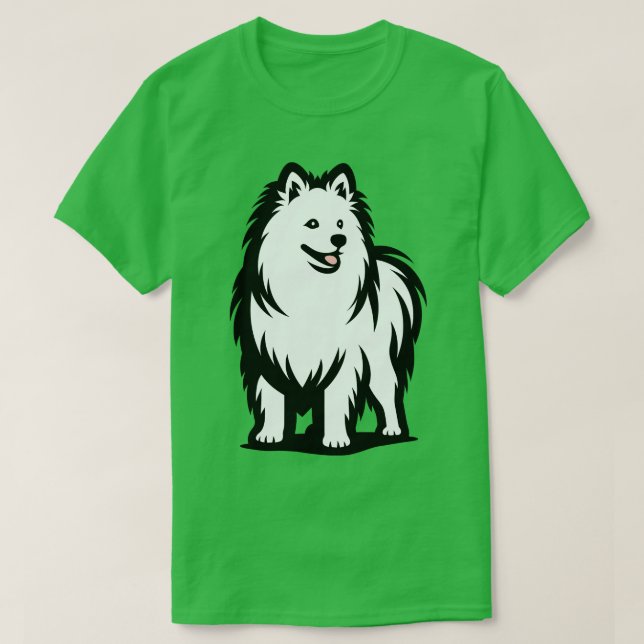 American Eskimo Dog T-Shirt (Design vorne)