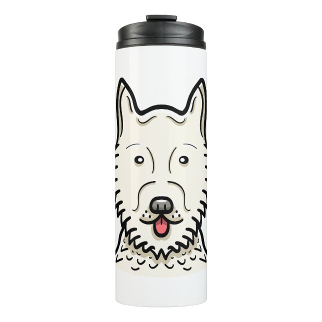 American Eskimo Dog Thermosbecher (Vorderseite)