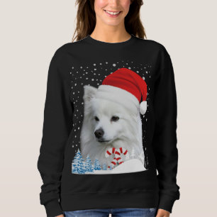 American Eskimo Dog Ugly Christmas Sweater Santa H Sweatshirt