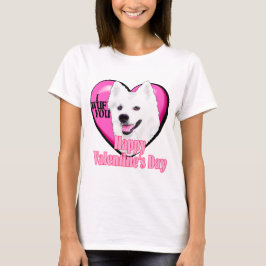 American Eskimo Dog Valentines T-Shirt