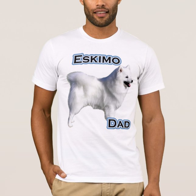 American Eskimo Dog Vater 4 T-Shirt (Vorderseite)