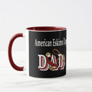 American Eskimo Dog Vater Geschenke Tasse