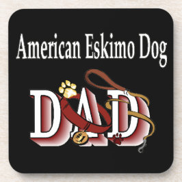 American Eskimo Dog VATER Untersetzer