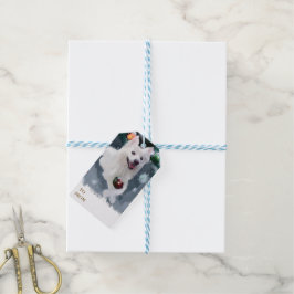 American Eskimo Dog Weihnachten Geschenkanhänger