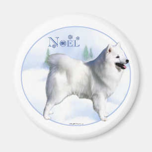 American Eskimo Dog Weihnachten - Magnet