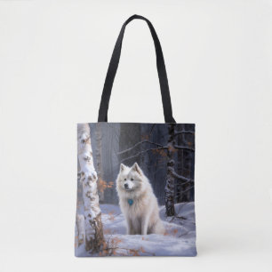American Eskimo Let It Snow Weihnachten