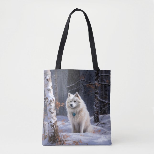 American Eskimo Let It Snow Weihnachten (Vorderseite)