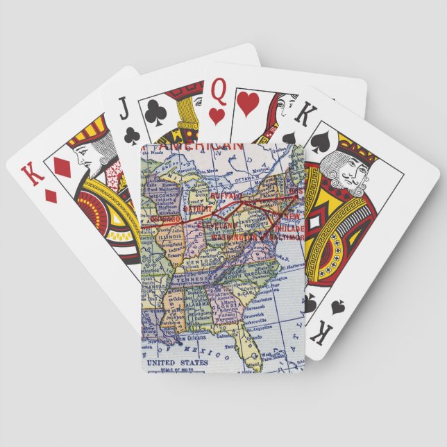 AMERICAN EXPRESS-VERSENDEN SPIELKARTEN (Rückseite)