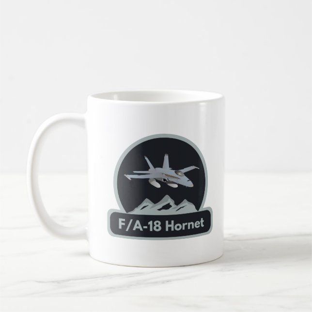 American F/A-18 Jet Fighter Kaffeetasse (Links)