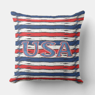 American Family Patriotic Sommerferien Kissen