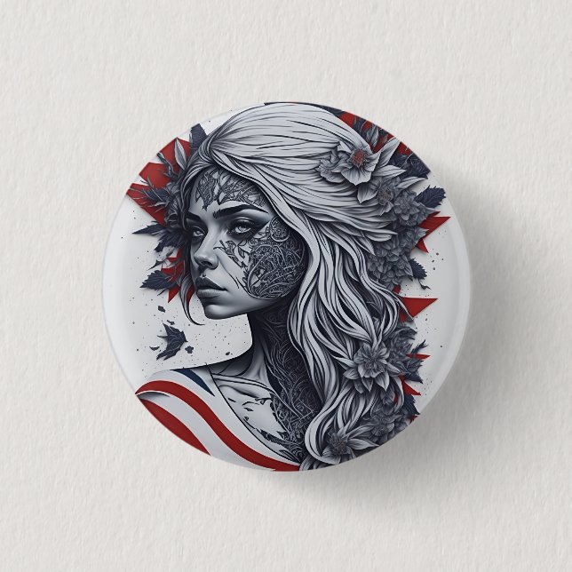 american fan 18 button (Vorderseite)