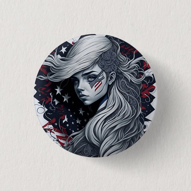 american fan 25 button (Vorderseite)