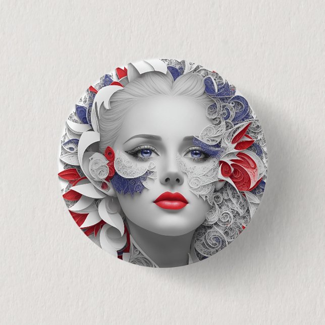 american fan 33 button (Vorderseite)