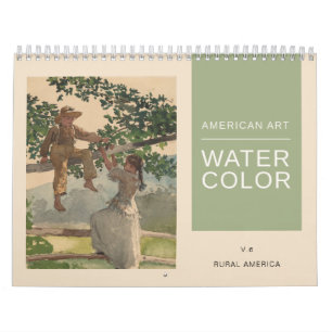 American Fine Art Watercolor Kalender