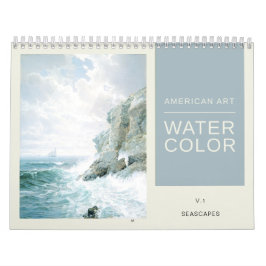 American Fine Art Watercolor Seascapes Bilder Kalender