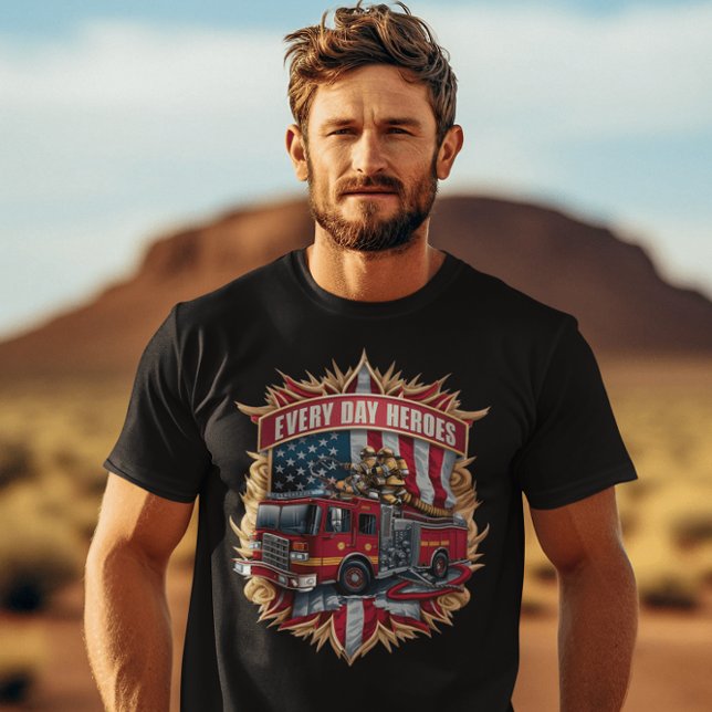 American Firefighter Valor T-Shirt (Von Creator hochgeladen)