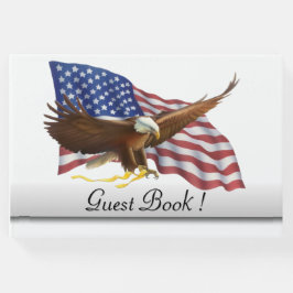 American Flag 4. Juli Gästebuch